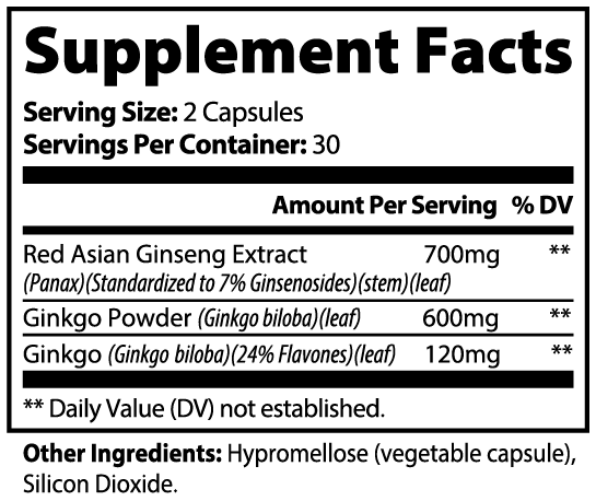 Rooted Rise- Ginkgo Biloba + Ginseng by Rooted Wellness