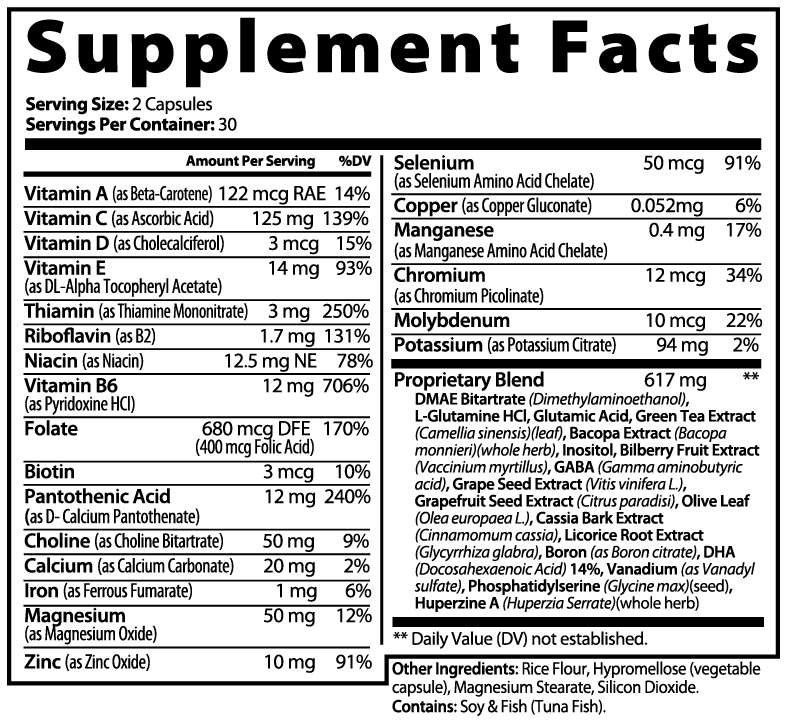 Brain & Focus Formula by Rooted Wellness