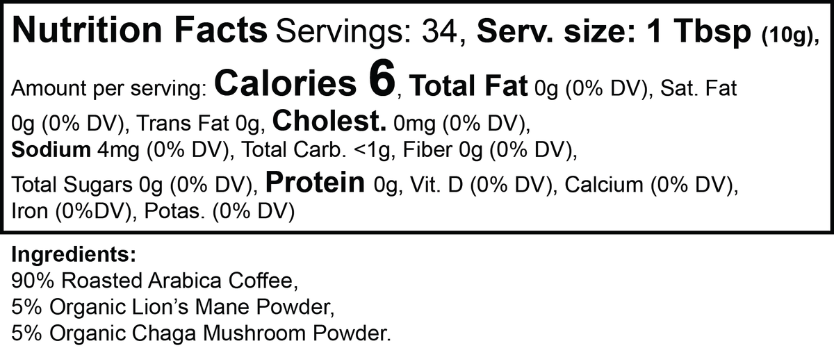 Vitality Mushroom Coffee (Medium Roast) by Rooted Wellness