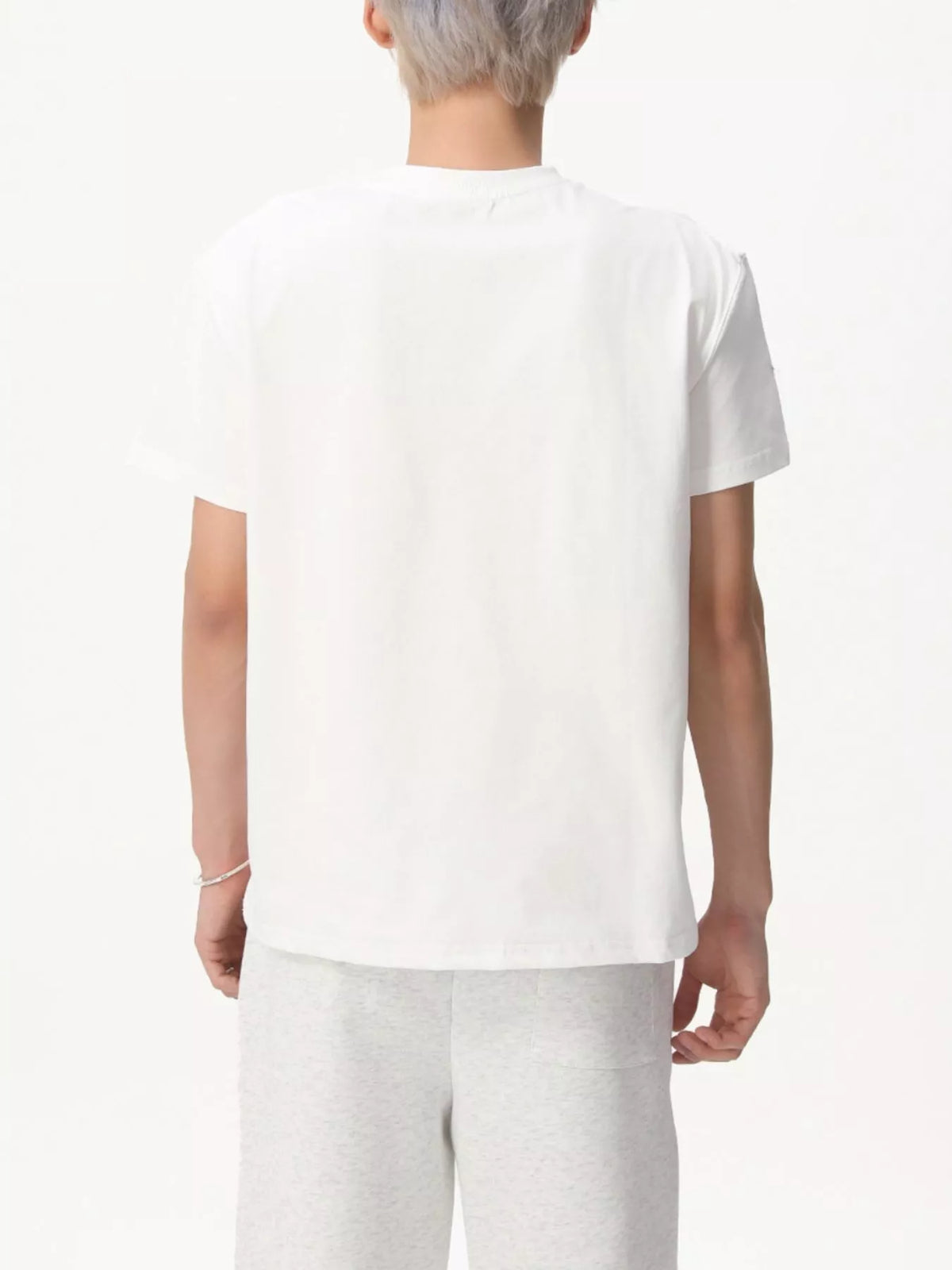 Men's Round Neck Short Sleeve Tee by Trendsi