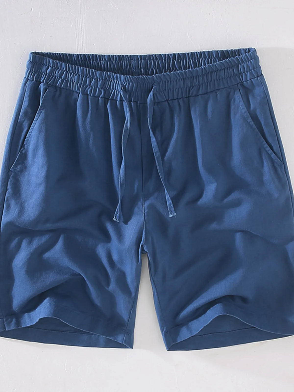 Men's Plus Size Drawstring Casual Shorts by Trendsi