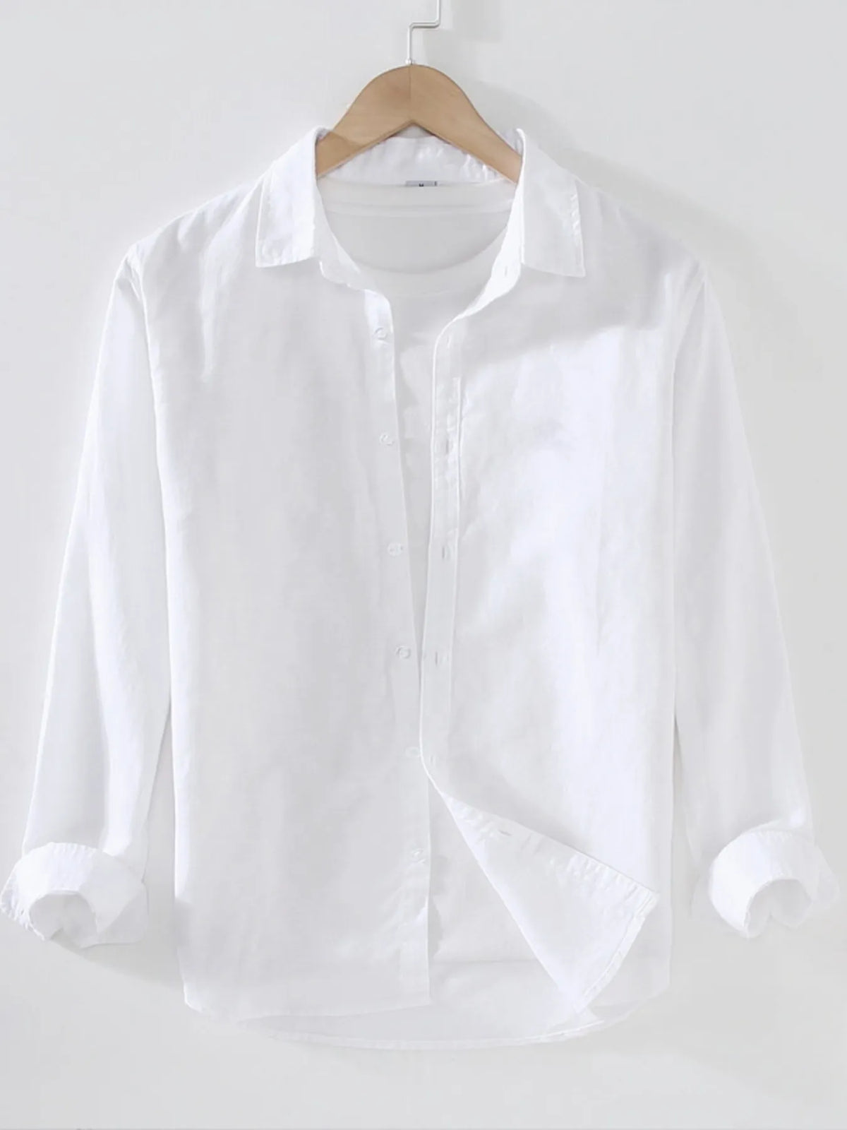 Men's Full Size Button Up Short Sleeve Shirt Plus Size by Trendsi