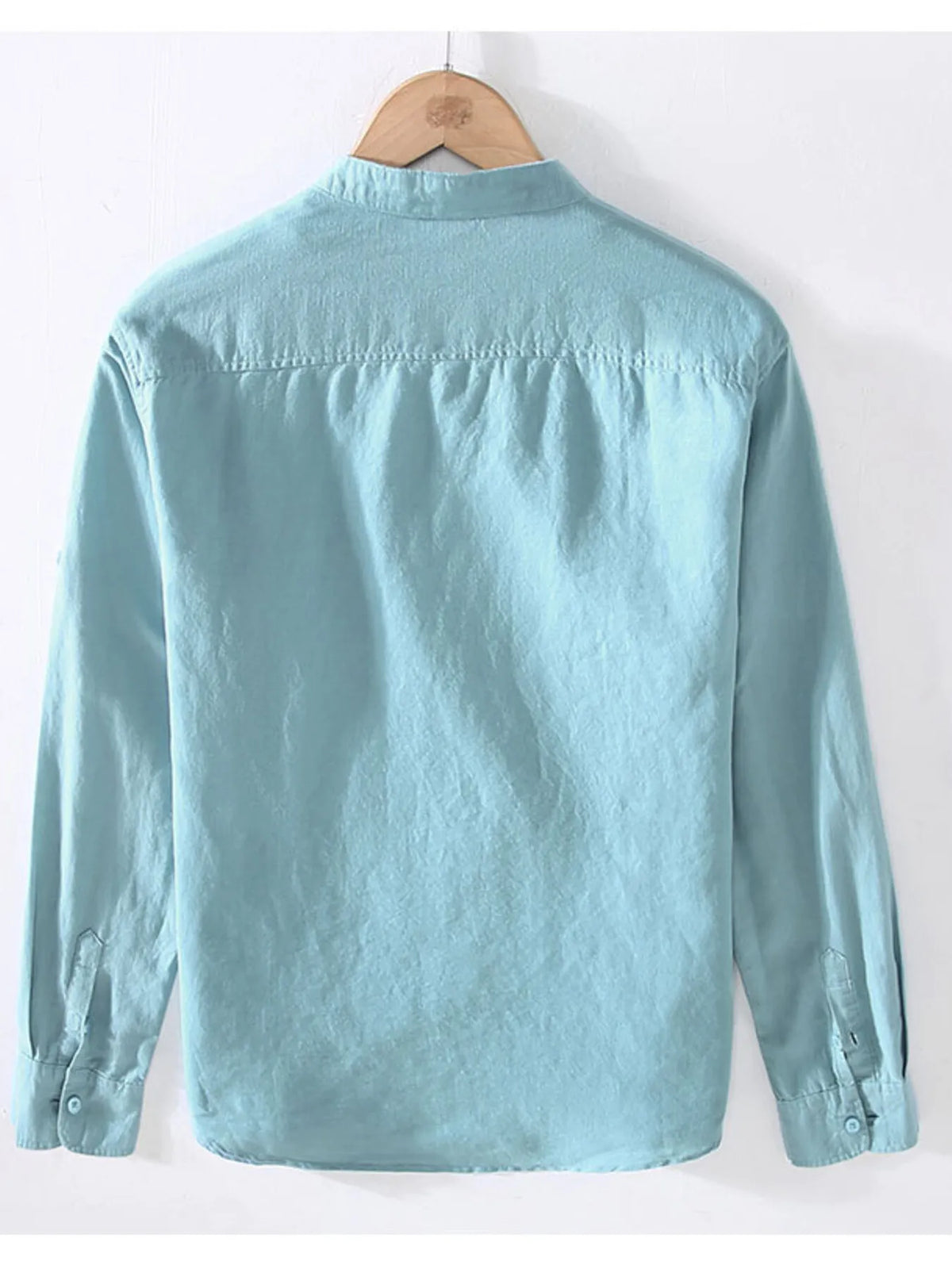 Men's Full Size Button Up Long Sleeve Shirt Plus Size by Trendsi