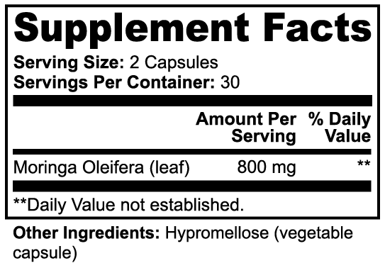 Moringa Pure - 2 Bottles by Rooted Wellness