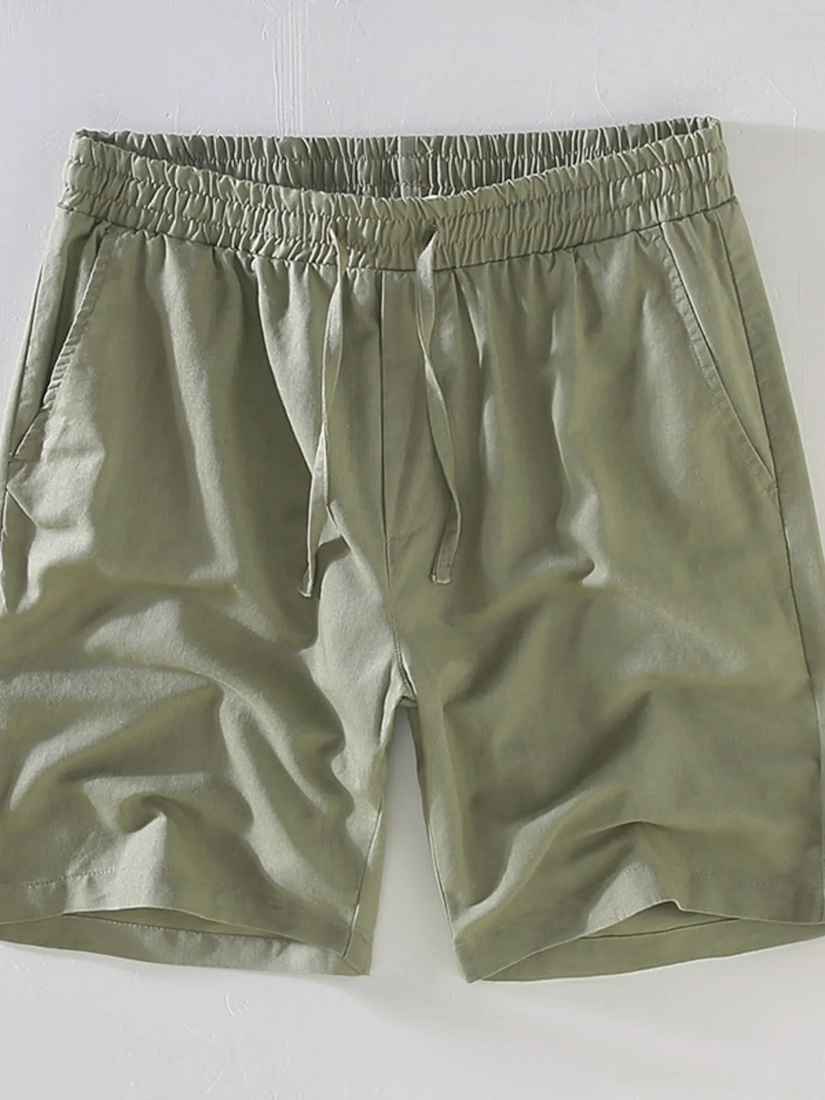 Men's Plus Size Drawstring Casual Shorts by Trendsi