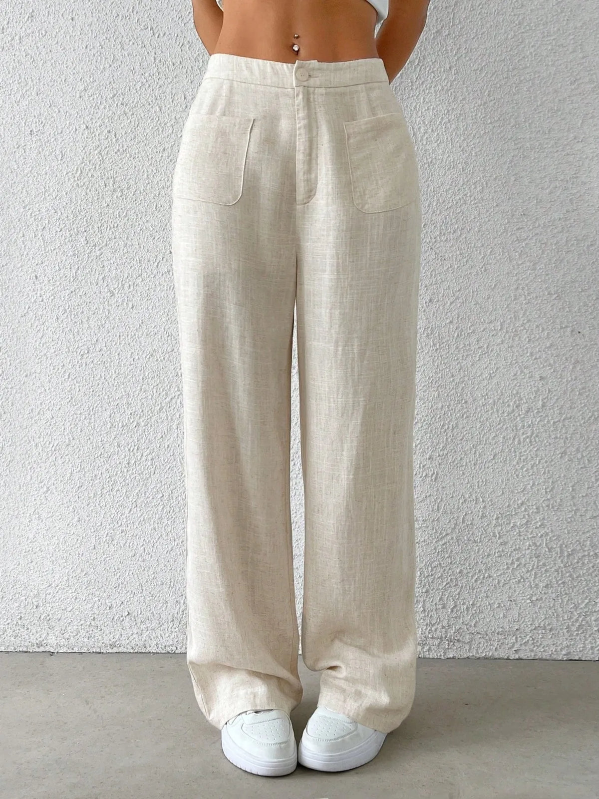 Wide-Leg Pants by Trendsi
