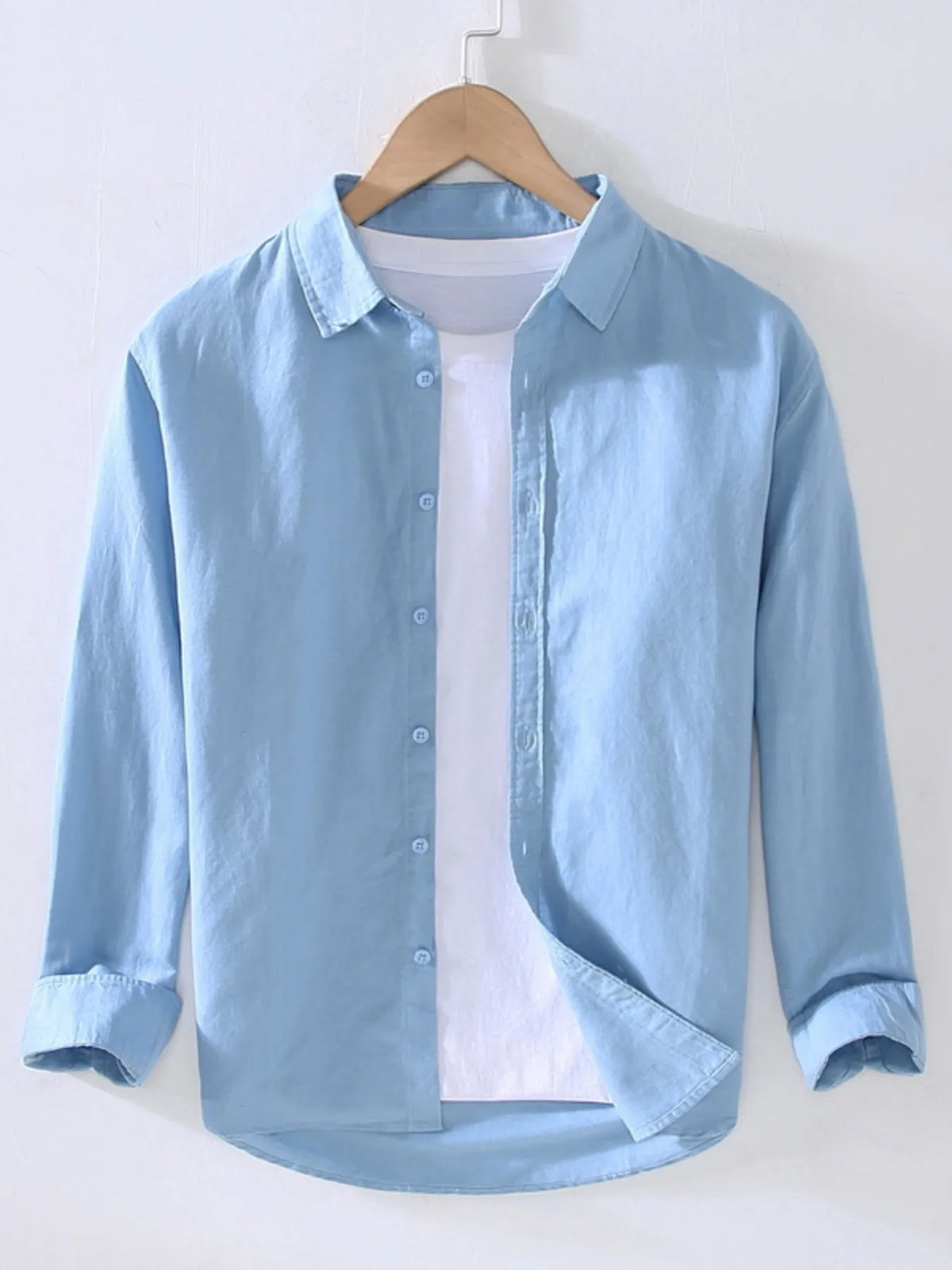 Men's Full Size Button Up Short Sleeve Shirt Plus Size by Trendsi