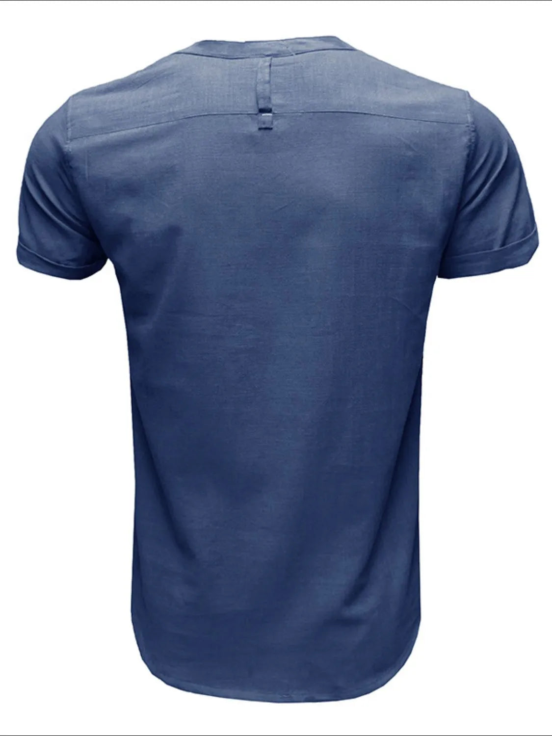 Men's Button Detail Short Sleeve Polo by Trendsi