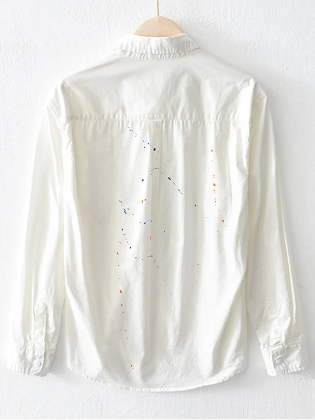 Men's Plus Size Button Up Long Sleeve Shirt by Trendsi