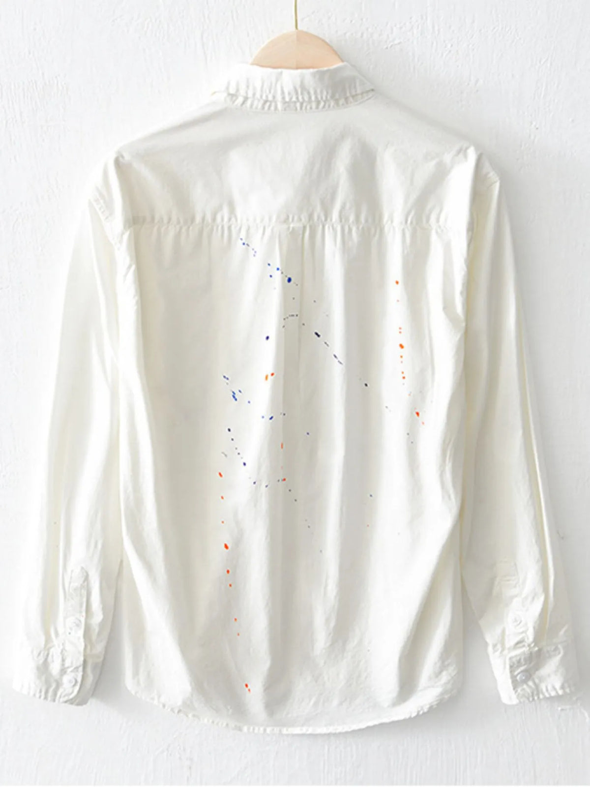 Men's Plus Size Button Up Long Sleeve Shirt by Trendsi