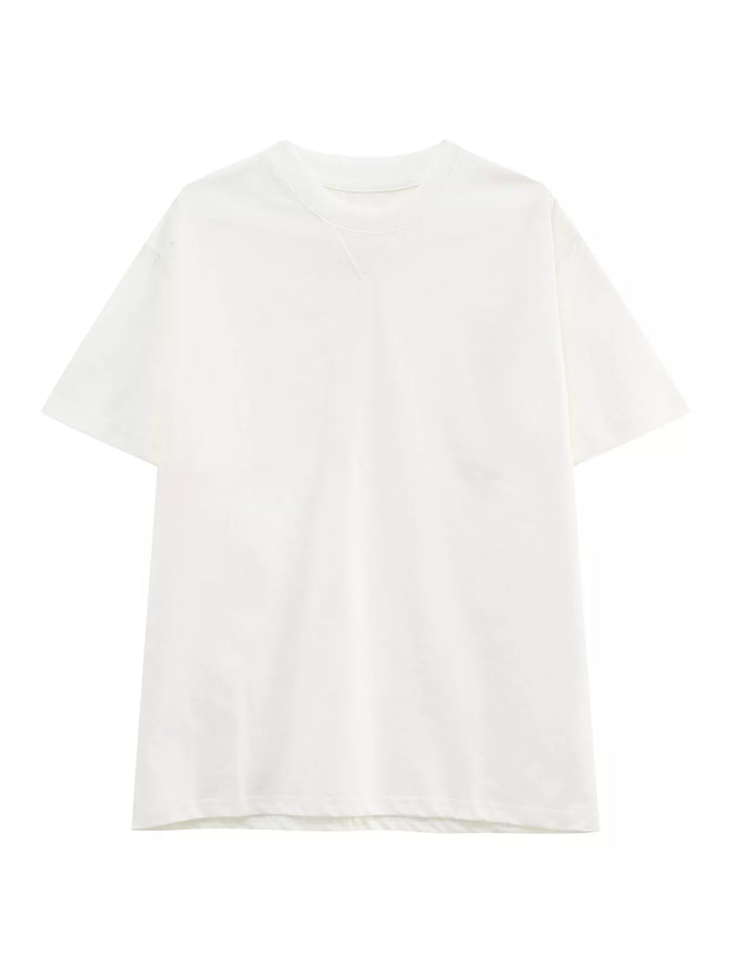 Men's Round Neck Short Sleeve Tee by Trendsi