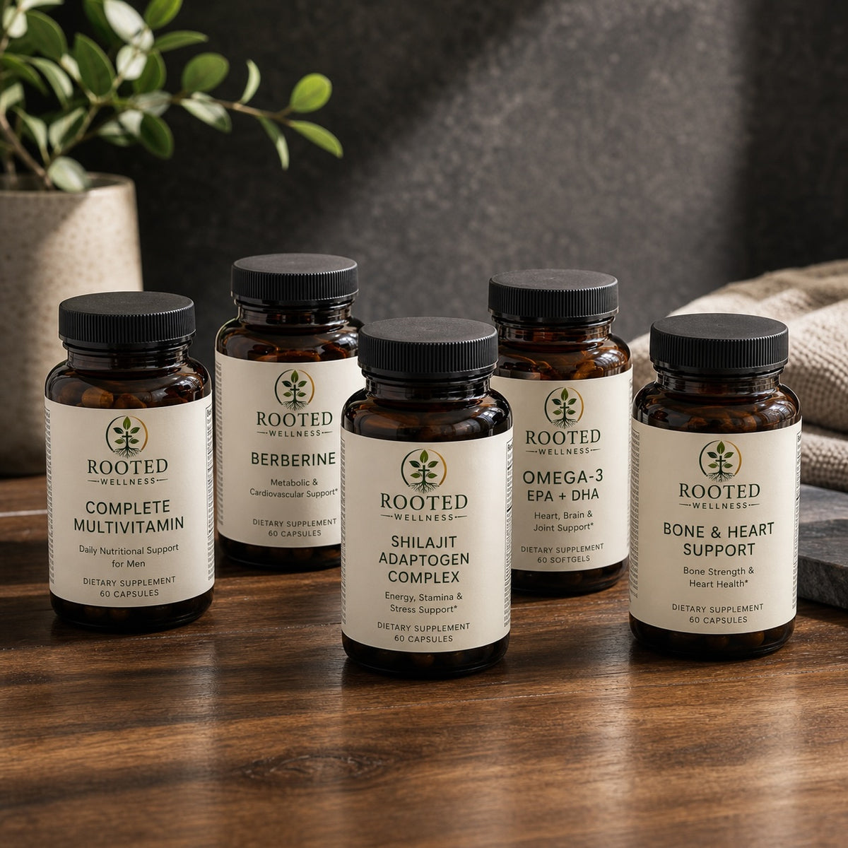 Rooted Midlife Bundle for Men by Rooted Wellness