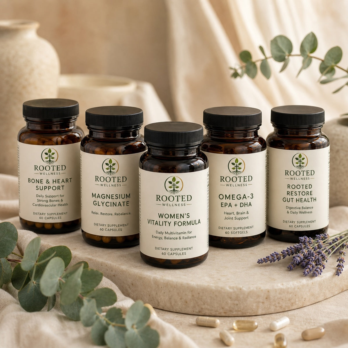 Rooted Midlife Bundle for Women by Rooted Wellness