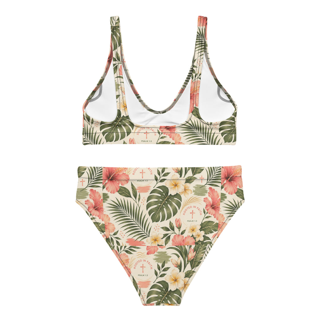 Recycled high-waisted bikini by Rooted Wellness