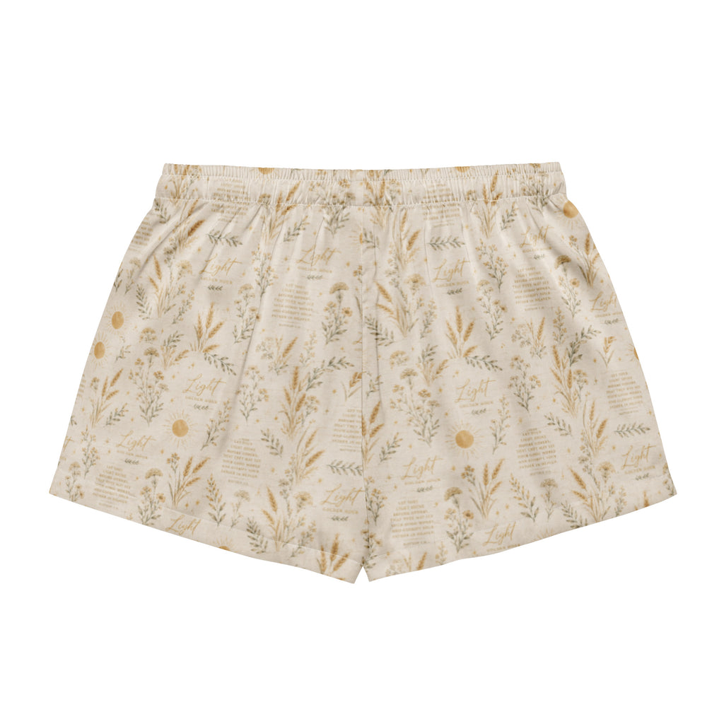 Women’s pajama shorts by Rooted Wellness