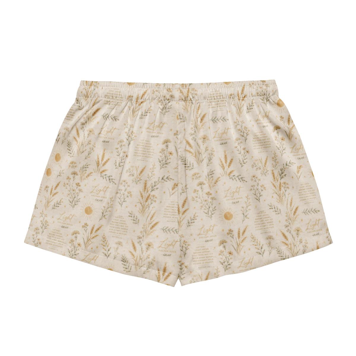 Women’s pajama shorts by Rooted Wellness