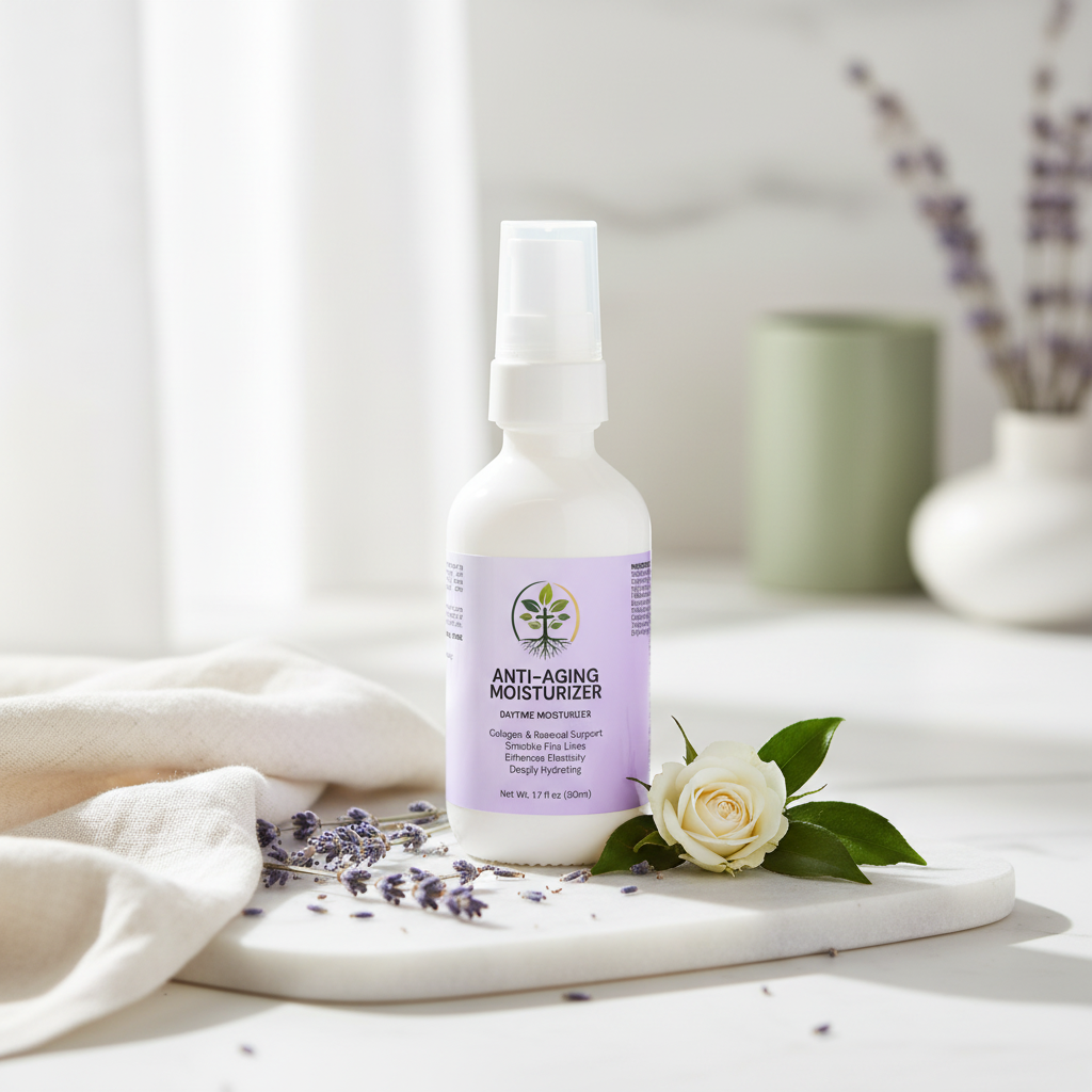 Anti-Aging Face Moisturizer | Firms, Hydrates & Reduces Fine Lines by Rooted Wellness