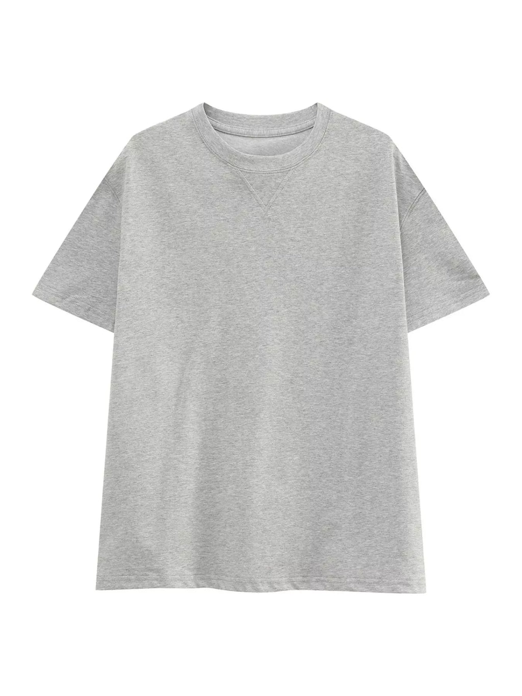 Men's Round Neck Short Sleeve Tee by Trendsi