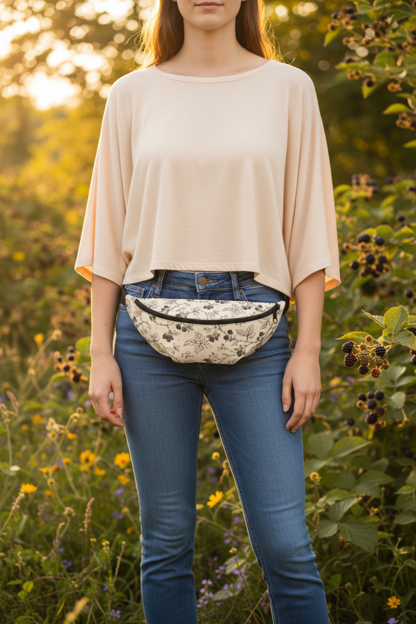 Blackberry Wild & Free- Fanny Pack by Rooted Wellness