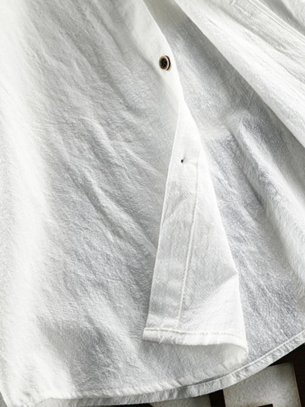 Men's Plus Size Button-Up Long Sleeve Shirt by Trendsi