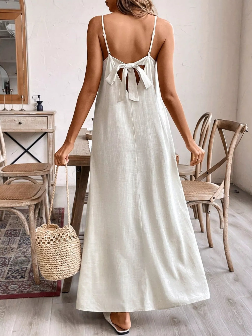 Casual Spaghetti Strap Maxi Dress by Trendsi