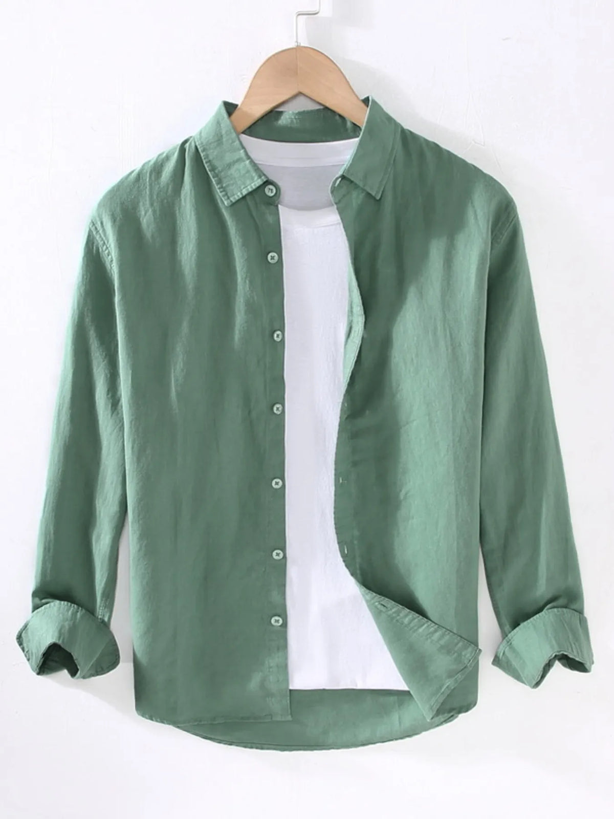 Men's Full Size Button Up Short Sleeve Shirt Plus Size by Trendsi