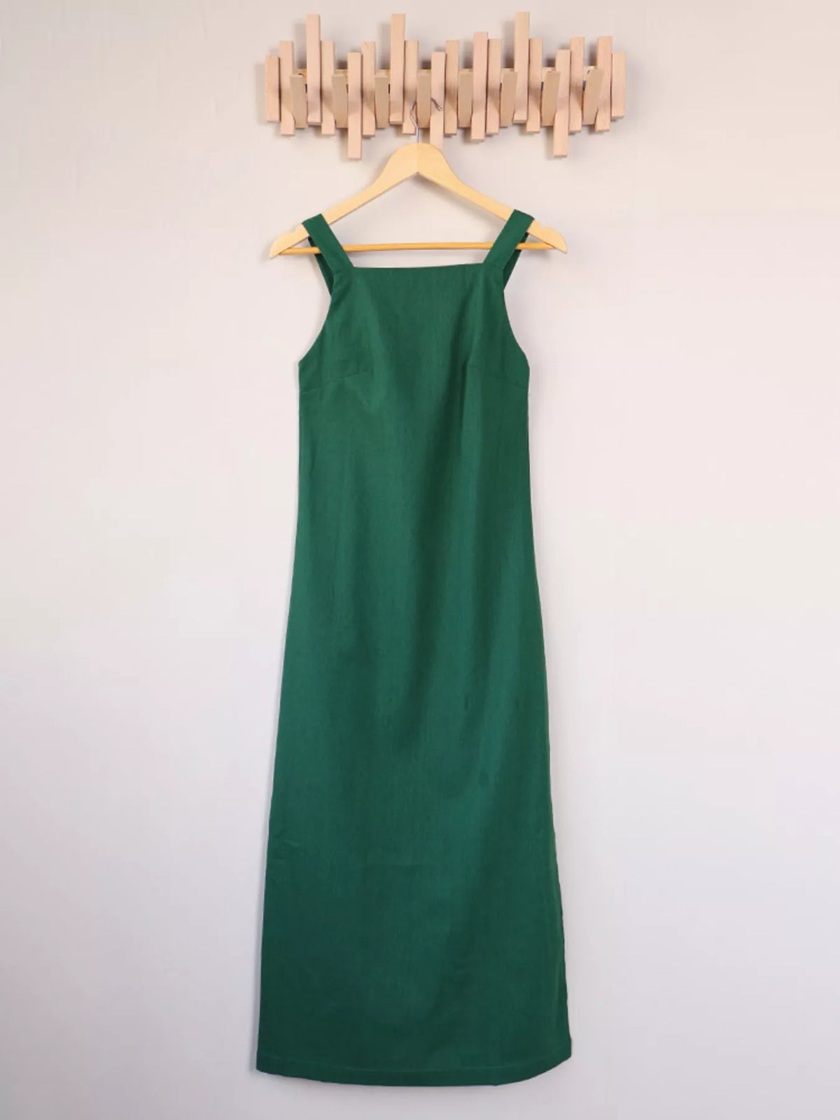 Side Slit Sleeveless Midi Dress by Trendsi