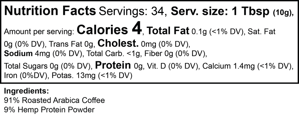 Hemp Harvest Coffee (Medium Roast) by Rooted Wellness