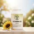 Vitamin D3 2000 IU Softgels | Supports Bones, Muscles & Immune Health by Rooted Wellness