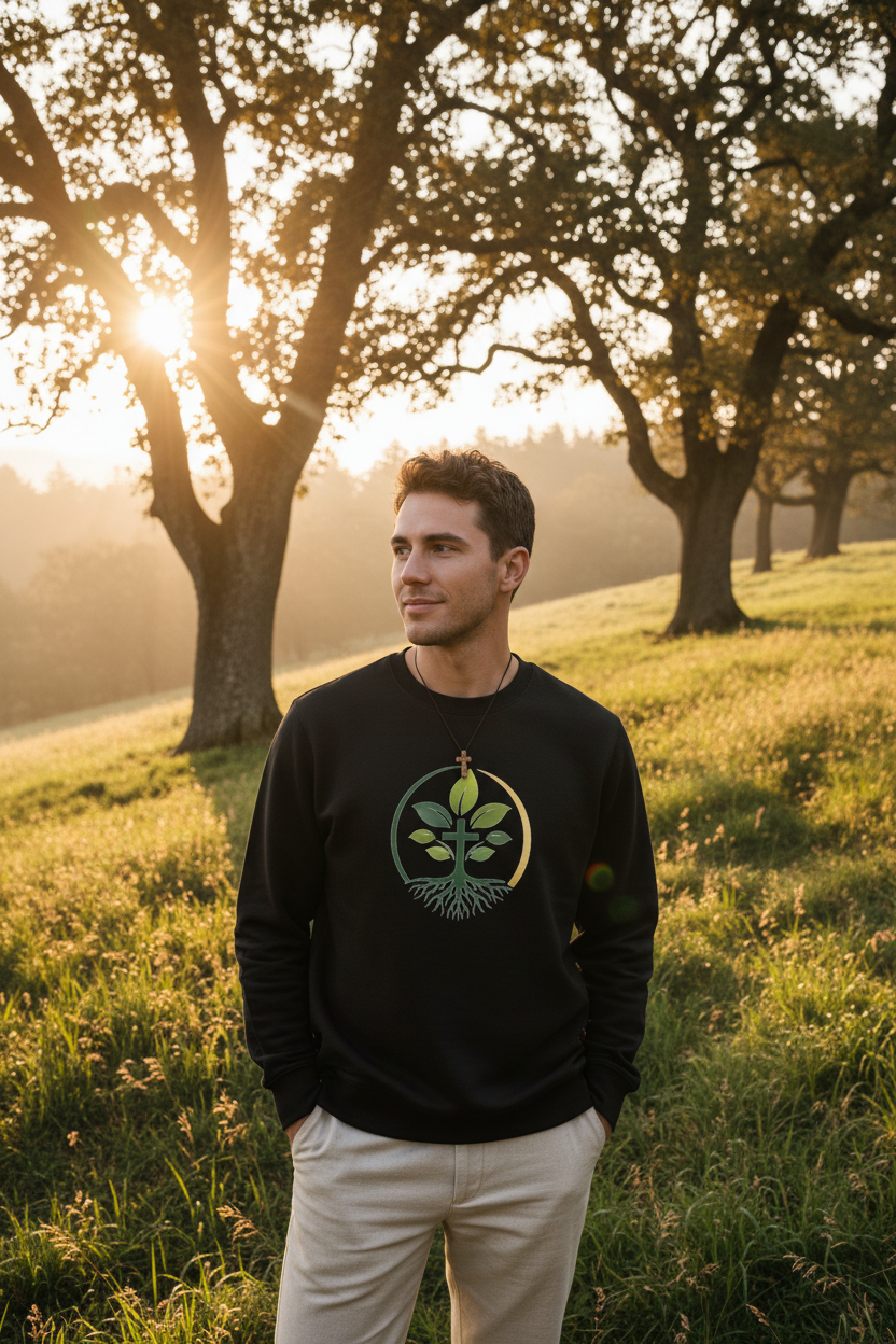 Unisex Organic Sweatshirt by Rooted Wellness