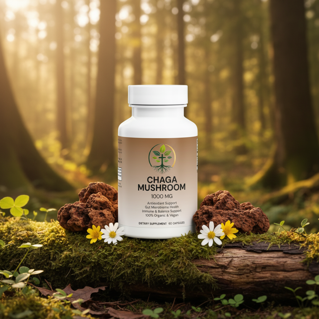 Chaga Mushroom by Rooted Wellness