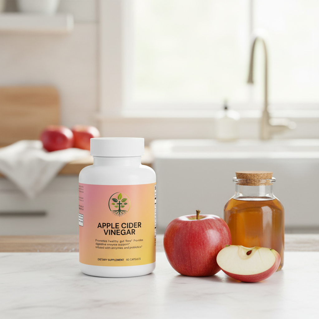 Apple Cider Vinegar Capsules by Rooted Wellness