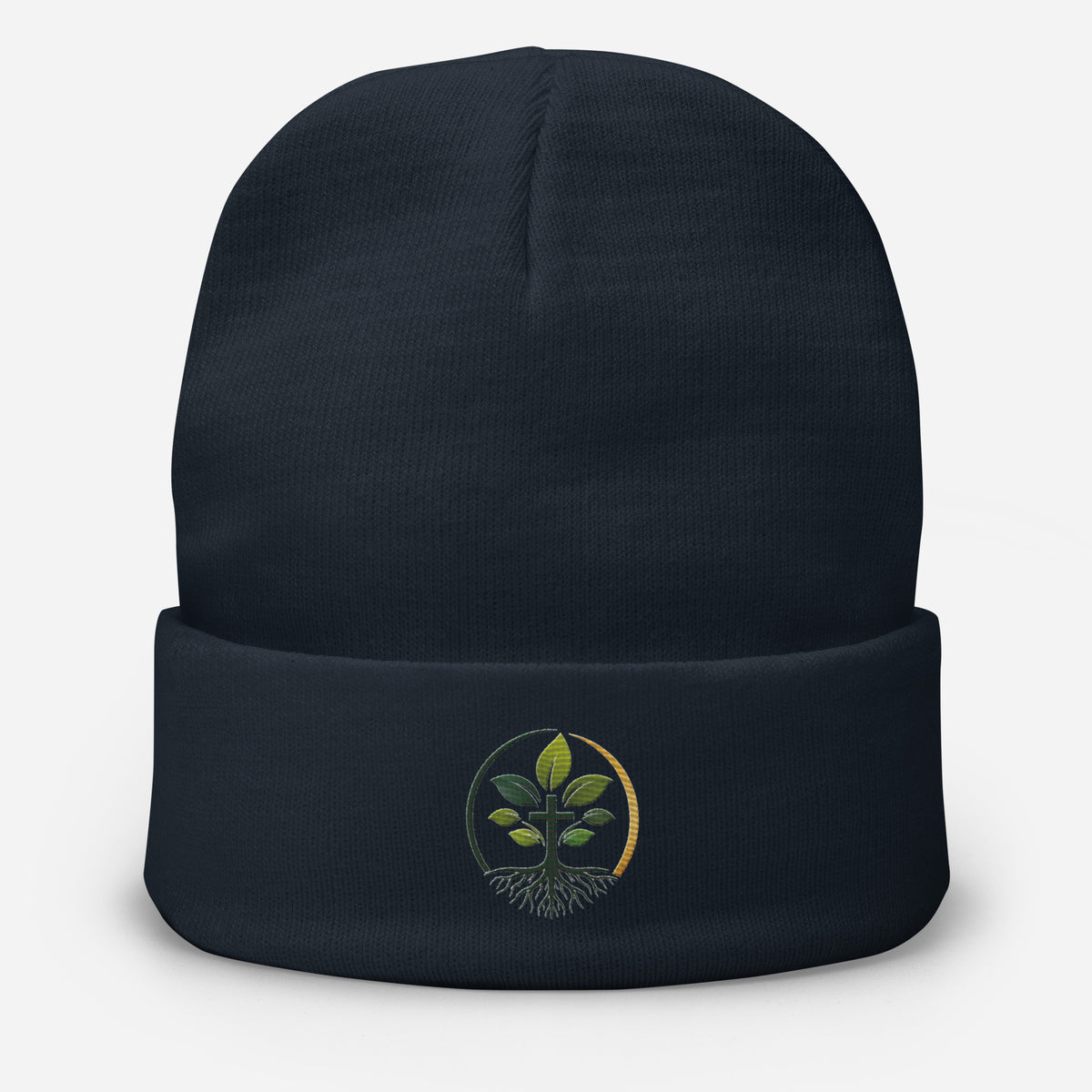 Embroidered Beanie by Rooted Wellness