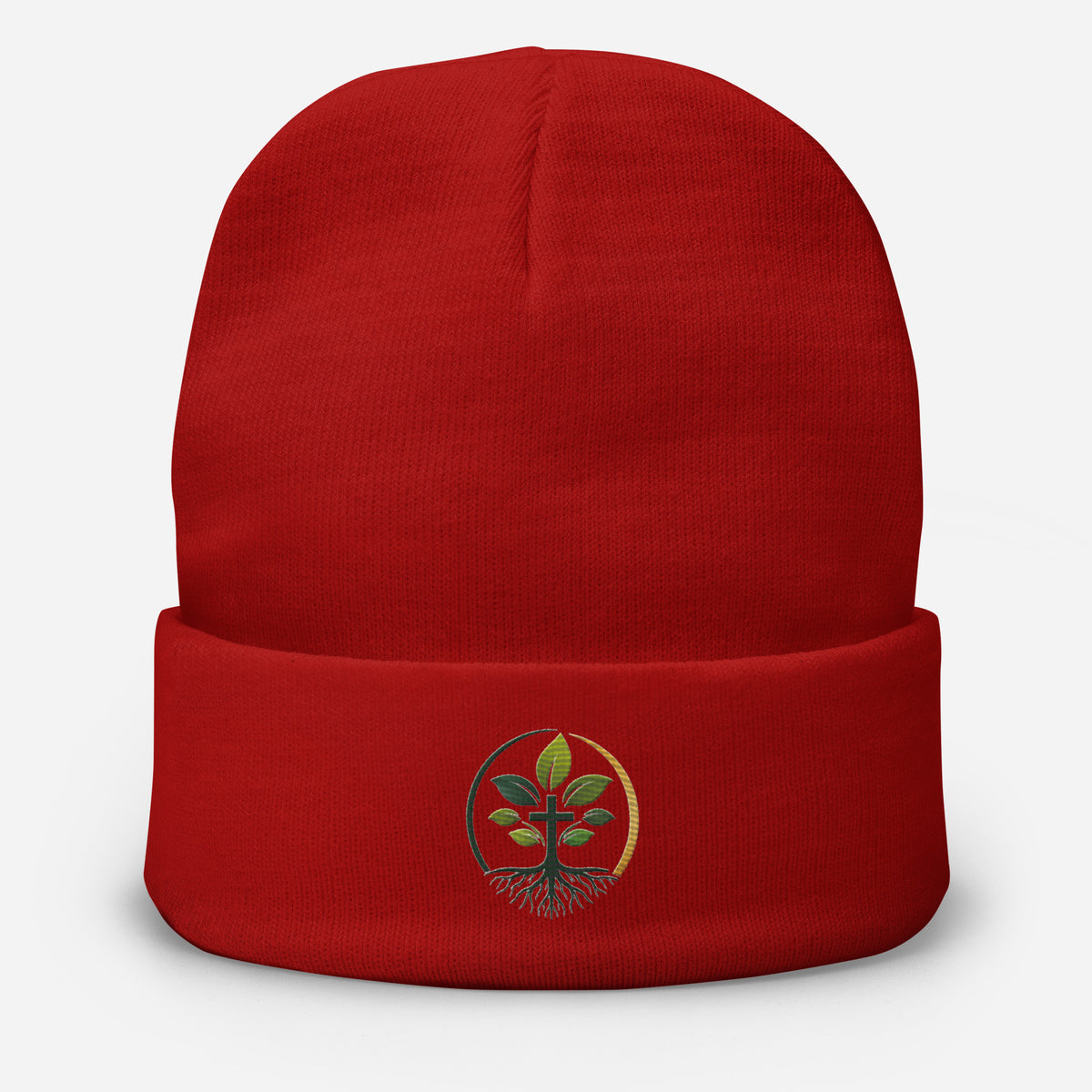 Embroidered Beanie by Rooted Wellness