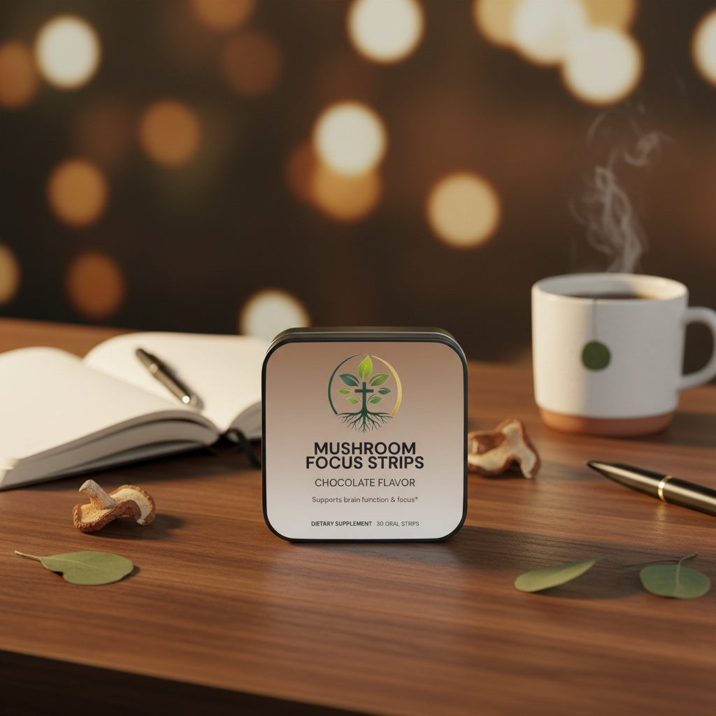 Mushroom Focus Strips by Rooted Wellness