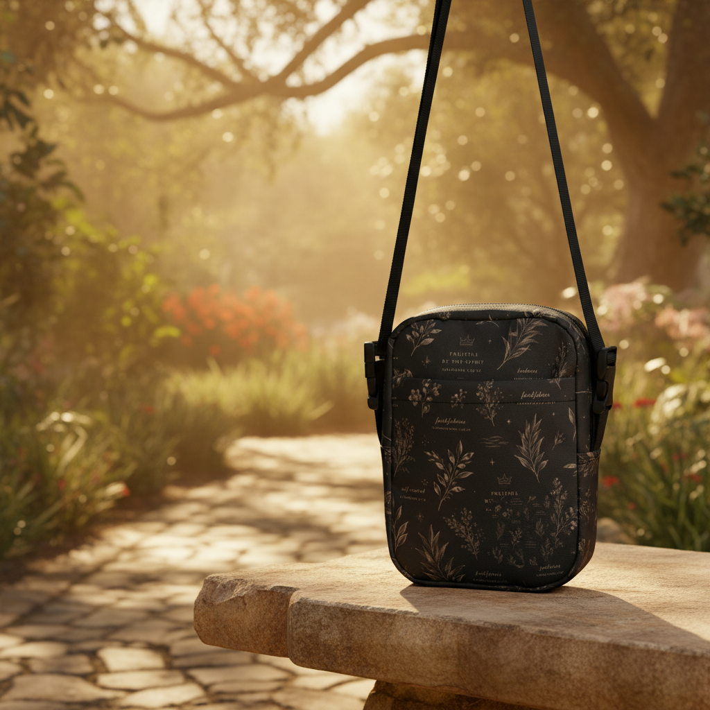 You are the salt & the light of the earth.- Utility crossbody bag by Rooted Wellness