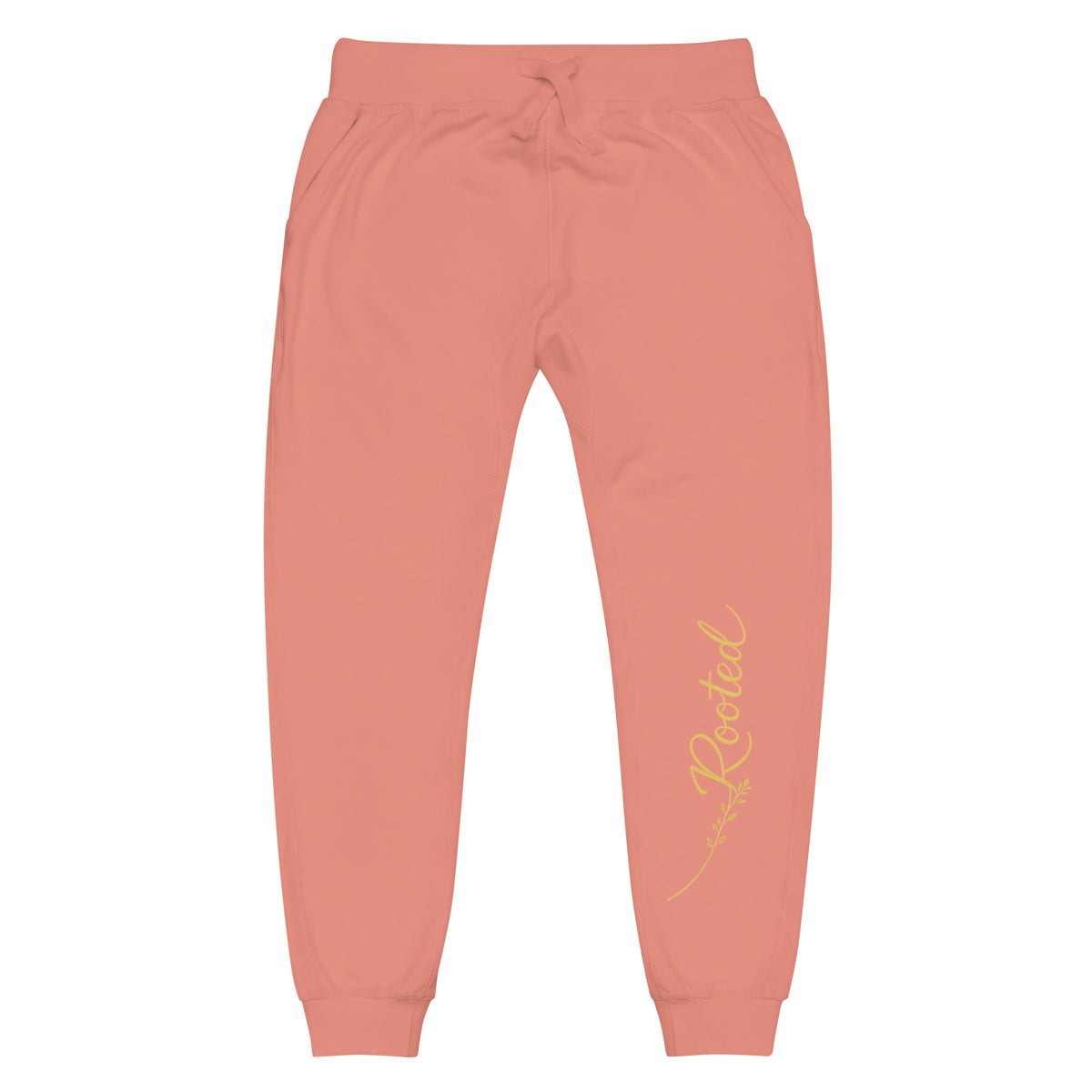 Unisex fleece sweatpants by Rooted Wellness