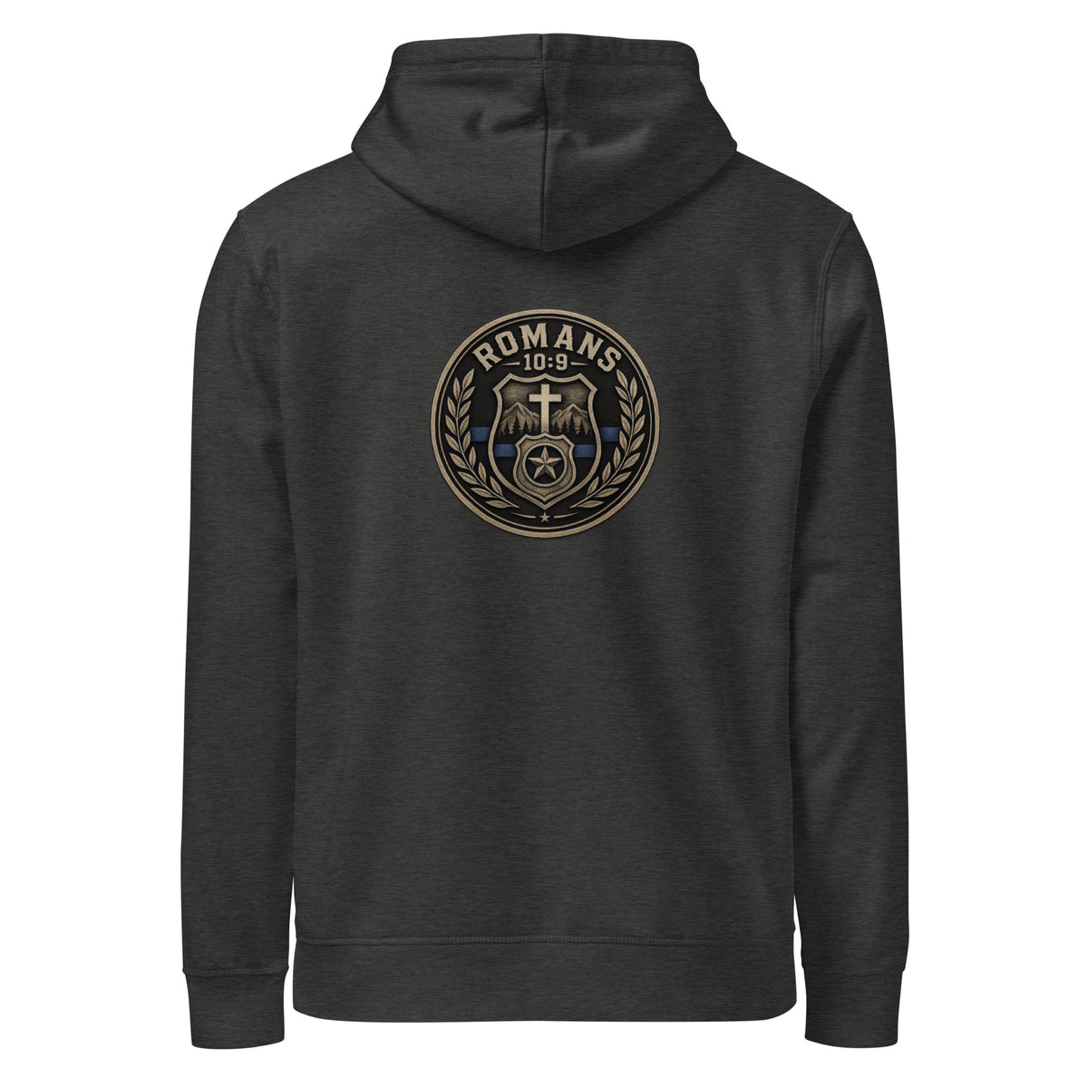 Unisex organic mid-weight hoodie by Rooted Wellness