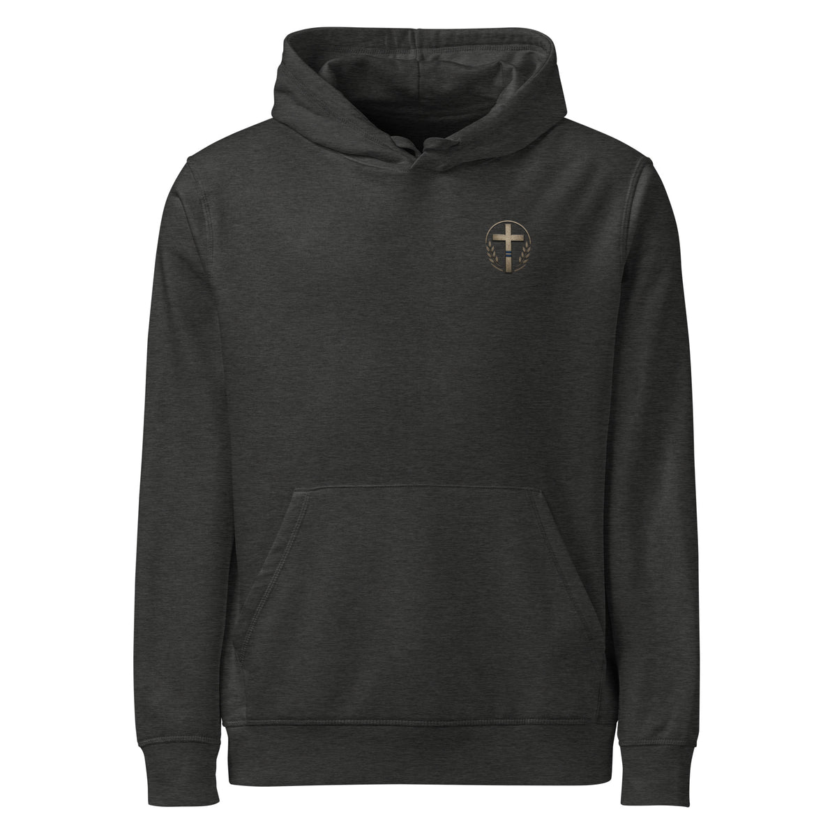 Unisex organic mid-weight hoodie by Rooted Wellness