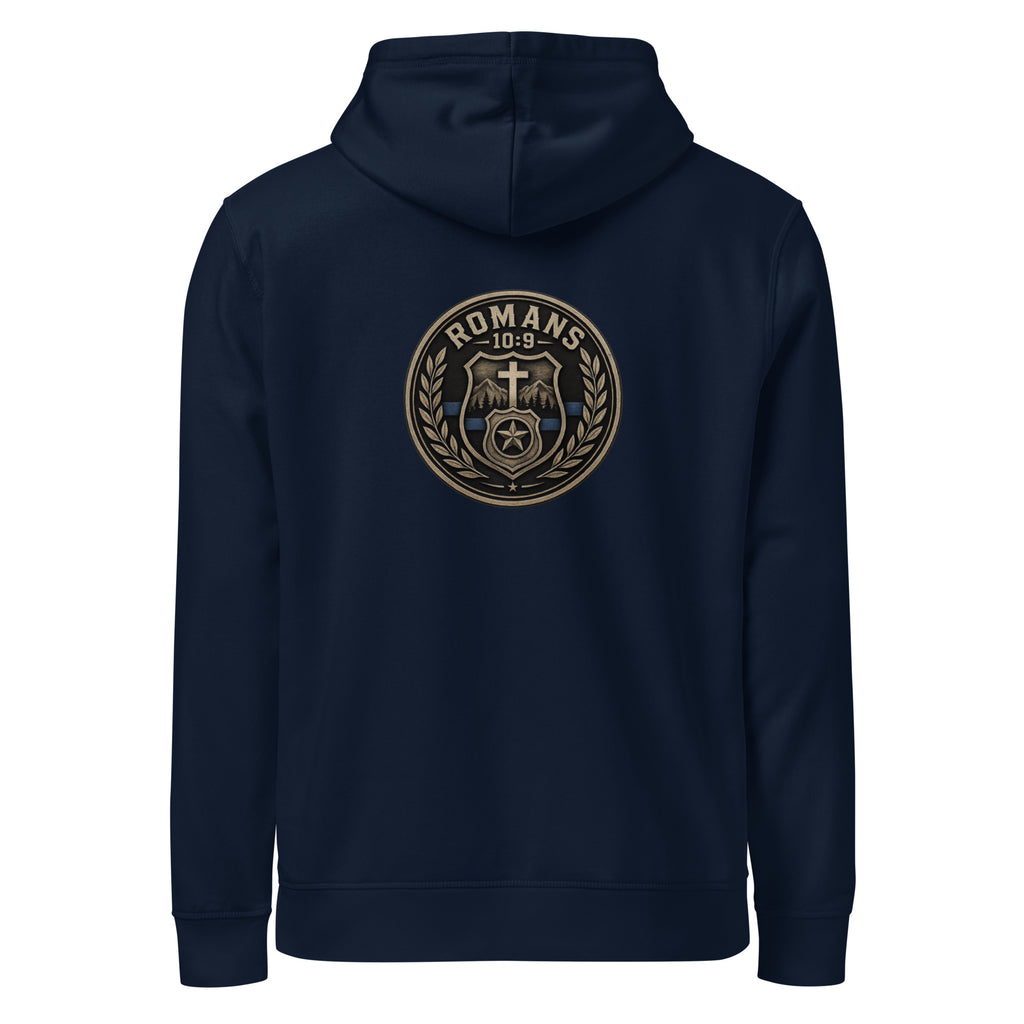 Unisex organic mid-weight hoodie by Rooted Wellness