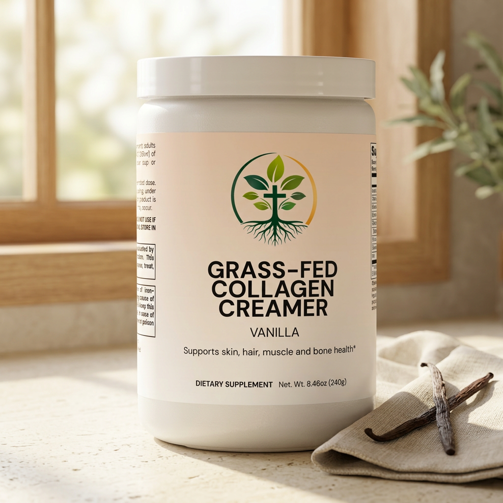 Vanilla collagen creamer lifestyle photo