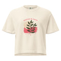 Women’s heavyweight boxy tee "Rooted in Faith" by Rooted Wellness
